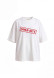 White oversize unisex "Булочка з маком" T-shirt   